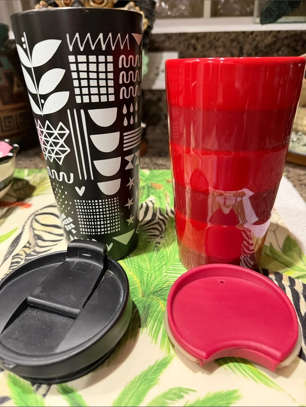 Starbucks Travel Cups 15oz and 12 oz